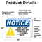 Signmission Safe Floor Load Limit Not To Exceed Custom, 14 in W x Rectangle, Vinyl Decal OS-2PACK-NS-D-1014-L-16504 - alternate 5